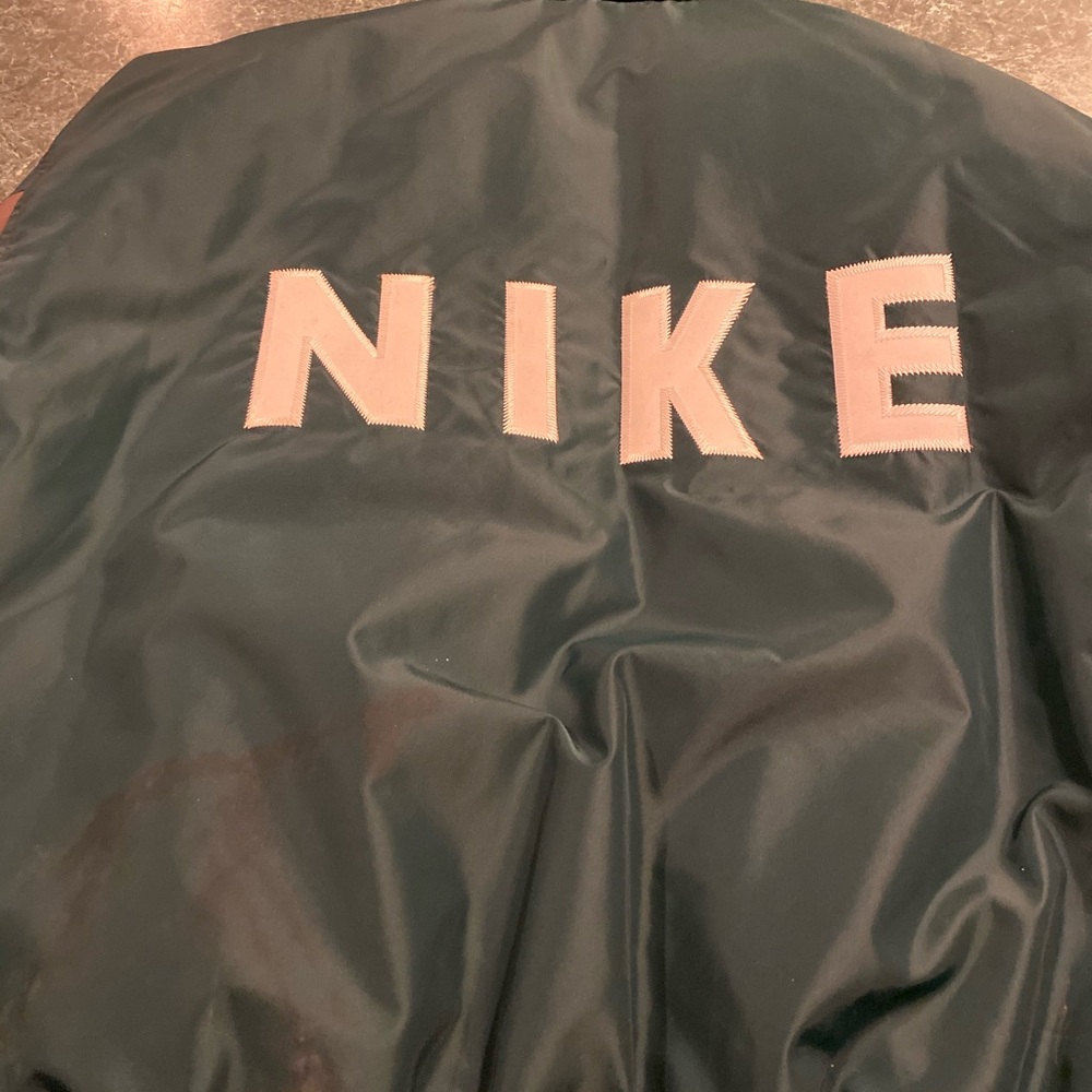 Green & Gray NIKE Puffer Coat Size XL